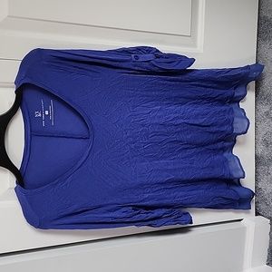 Purple 3/4 sleeve shirt